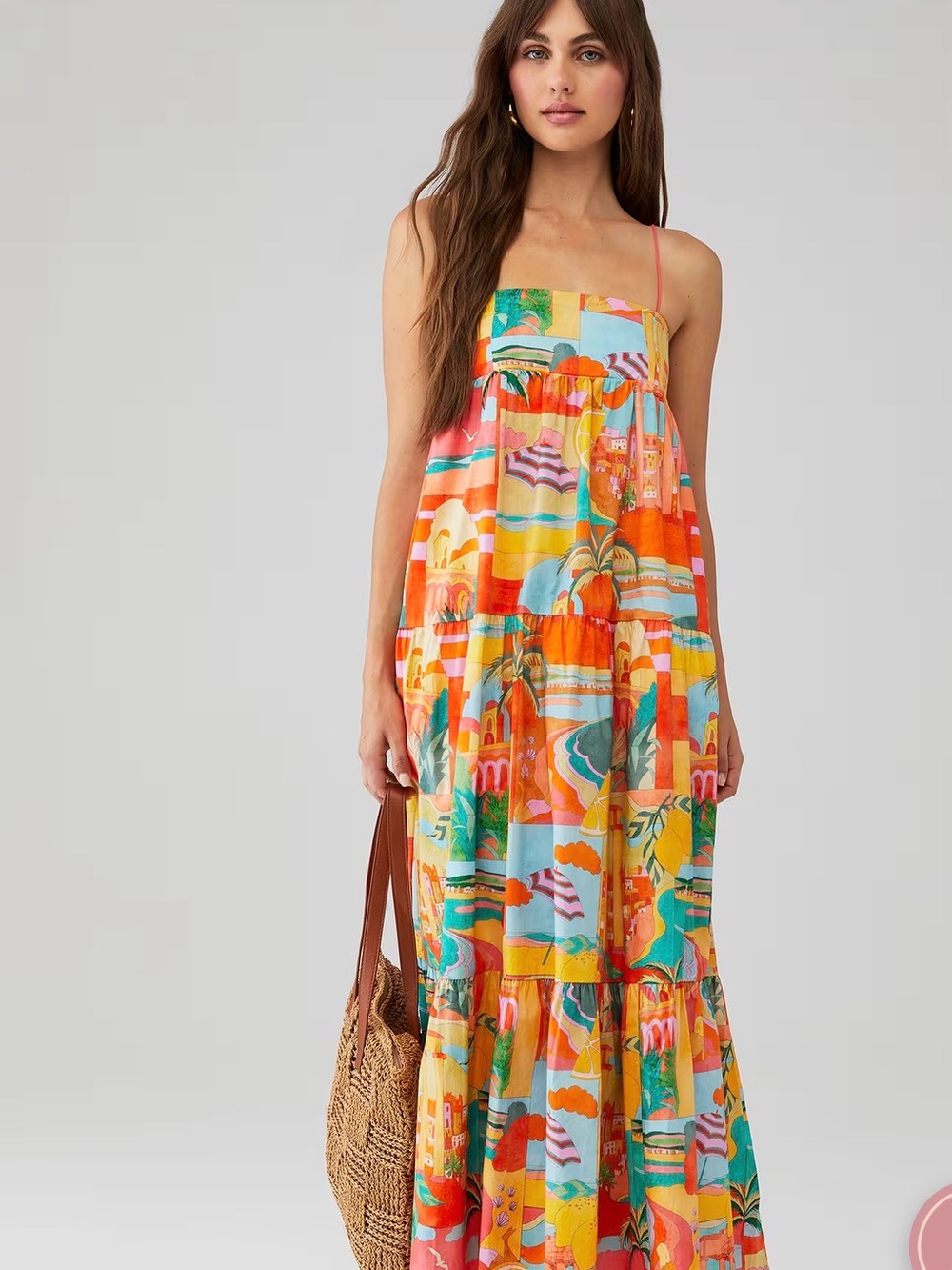 Show Me Your MuMu Bright Multicolor Tiered Sundress - Picture 7 of 7